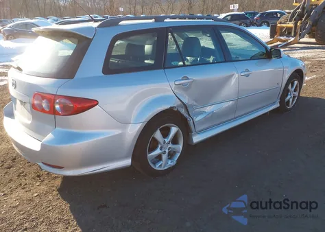 2004 Mazda Mazda6 S из США, поврежденный, VIN 1YVHP82D145N93030